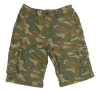 Army plátěné cargo kraťasy M&Co.