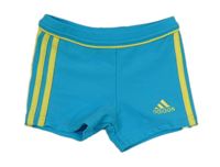 Azurové nohavičkové plavky s logem Adidas