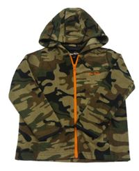 Army fleecová propínací funkční mikina s kapucí Peter Storm