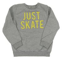 Šedá melírovaná mikina s 3D nápisem LC Waikiki