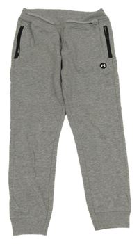 Šedé melírované tepláky s výšivkou Name it