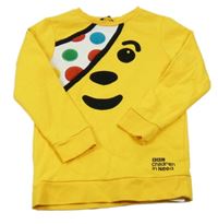 Hořčicová mikina s Pudseym George