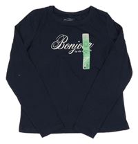 Nové - Tmavomodré triko s nápisem Primark