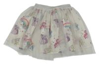 Bílá tylová sukně s My Little Pony H&M