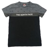 Černo-šedé tričko s logem zn. The North Face