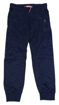 Tmavomodré sportovní tepláky H&M