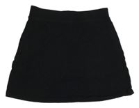 Černá elastická sukně s všitými kraťasy George