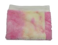 Růžovo-smetanový chlupatý nákrčník 