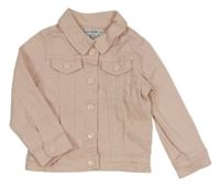 Světlerůžová riflová bunda s kapsami Denim Co.