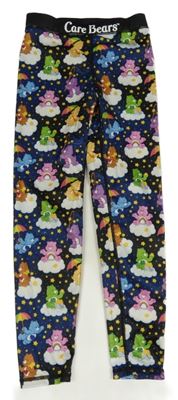 Černo-barevné legíny s medvídky shein