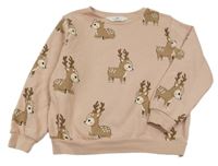 Starorůžová mikina se sobíky H&M
