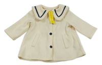 Nové - smetanový flaušový kabátek shein