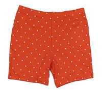 Červené puntíkaté elastické kraťasy F&F