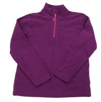 Fialová fleecová funkční mikina Mountain Warehouse