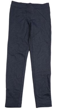 Tmavomodré zateplené legíny Manor 