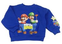 Modrá mikina se Super Mario H&M