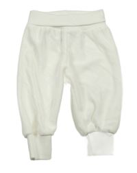 Bílé sametové tepláky Cubus