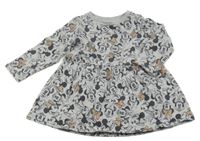 Šedé teplákové šaty s Minnie Disney