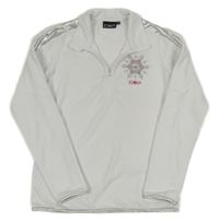 Bílá fleecová mikina s vločkou CMP