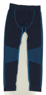 Tmavomodro-modré spodní funkční legíny Lupilu