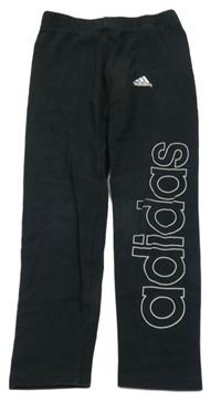 Černé legíny s logem Adidas