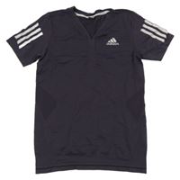 Fialovo-bílé funkční tričko Adidas