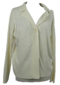 Dámský smetanový propínací svetr Bhs