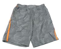 Šedé vzorované sportovní kraťasy Kalenji