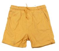 Oranžové bavlněné kraťasy Nutmeg
