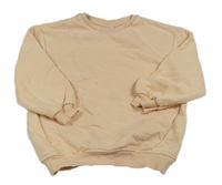 Broskvová oversize mikina Zara