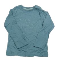 Modré triko s nápisem Lupilu 