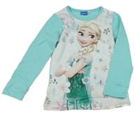 Tyrkysové triko s Elsou Disney