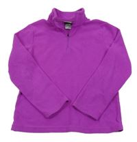 Růžová fleecová mikina s výšivkou Champion