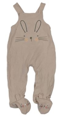 Světlerůžové dupačky se zajíčkem George 