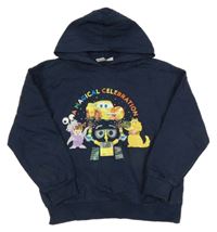 Tmavomodrá mikina s Cars a kapucí Disney