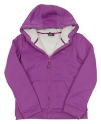 Růžová zateplená propínací funkční mikina s kapucí Trespass