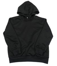 Černá mikina s medvídkem a kapucí Shein