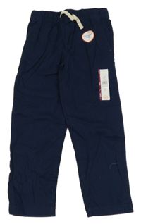 Nové - Tmavomodré plátěné kalhoty Wonder Nation