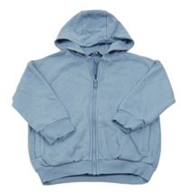 Světlemodrá propínací oversize mikina s kapucí Next