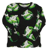 Černé triko Krotitelé duchů H&M