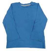 Modré triko s kapsou Mothercare
