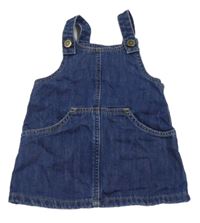 Tmavomodré riflové šaty Next