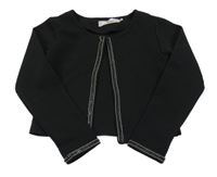 Černé vzorované bolérko s řetízkem Little BUBBLE