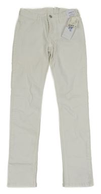 Nové - bílé skinny fit rifle H&M