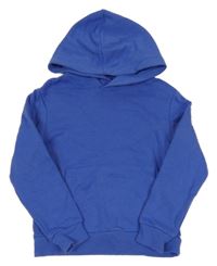 Modrofialová mikina s kapsou a kapucí H&M