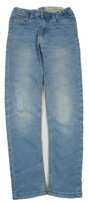 Světlemodré skinny fit teplákové rifle Pepperts!