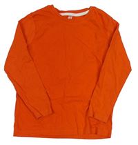 Oranžové triko H&M