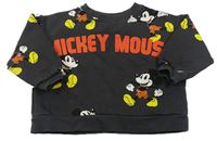 Antracitová mikina s Mickeym Zara