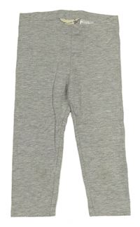 Šedé melírované capri legíny H&M
