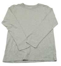 Šedé melírované triko Studio